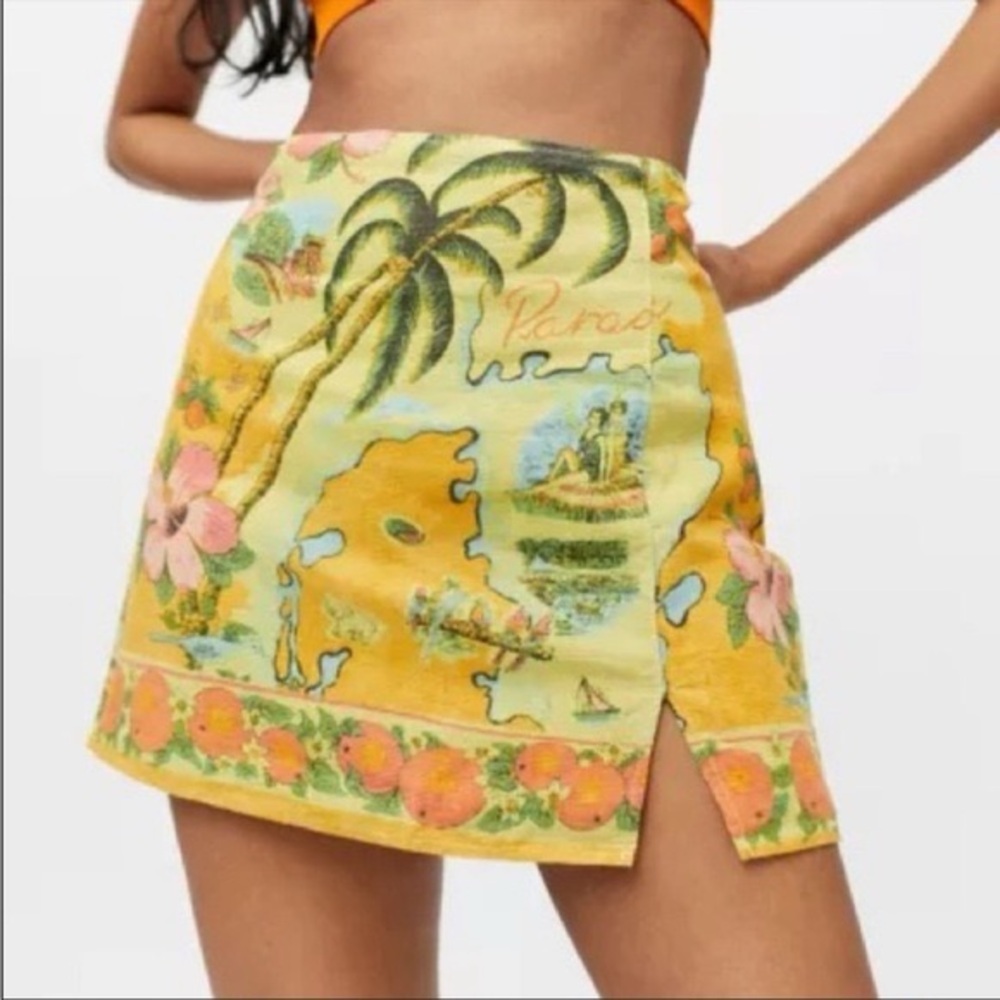 Urban Outfitters tropical skirt